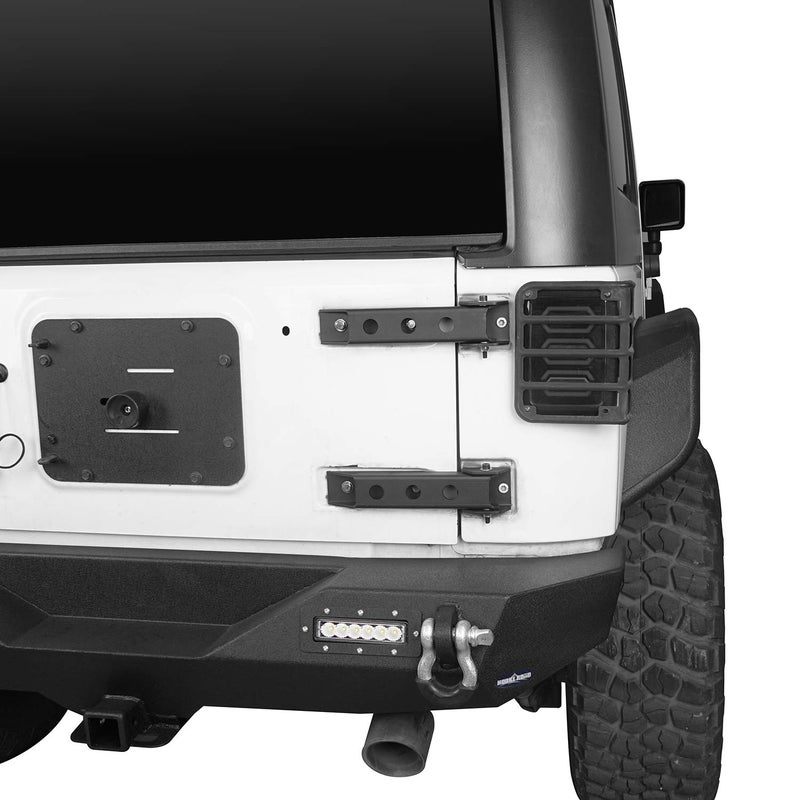 Hooke Road Wrangler Tailgate Hinge Set Heavy Duty Steel Hinges for Jeep Wrangler JK & JKU Unlimited 07-18 - Image 2